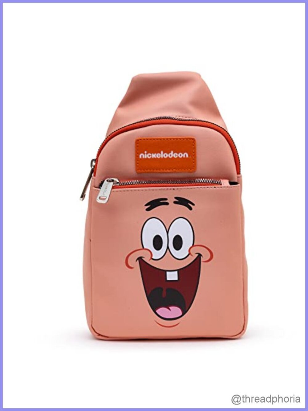 SpongeBob SquarePants Patrick Star Sling Bag Vegan Leather Crossbody